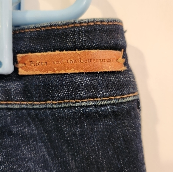 Pilcro by Anthropologie Zipper and Detail Ankle High Rise Skinny Jeans Sz 26 - Picture 10 of 12